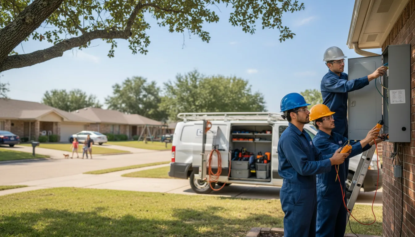 Certified electrician providing emergency electrical services in Wolverton, MN